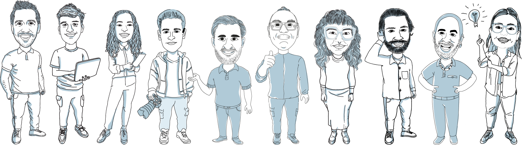 Mitarbeiter BBAG Kariaktur